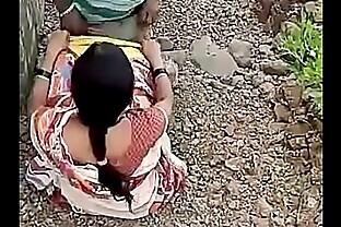 Cheating Indian Wife Fucks Lover outdoors while Husband at work poster