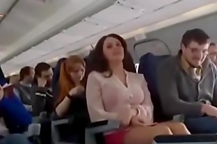 Mariya Shumakova Flashing tits in Plane- Free HD video @ poster