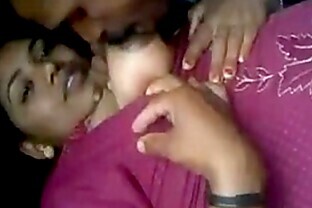 Desi randi is kissing her lover and lets him suck and lick her boobs - Watch Indian Porn[via torchbr poster