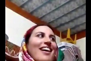 Sexy bhabi showing her boobs on video call,in kitchen and talking to her husband too ,it’s fun poster