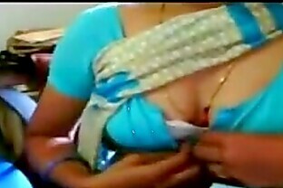Neighbour Desi Aunty Cleavage poster