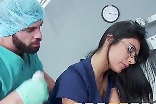 Doctors Adventure - (Shazia Sahari) - Doctor pounds Nurse while patient is out cold - Brazzers poster