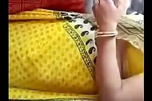 Big ass indian in yellow Saree poster