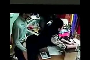 india shop quick fucking record in cctv poster