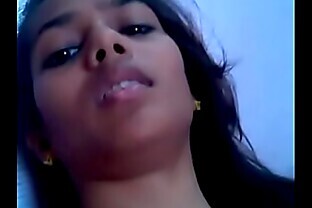Indian desi lady Making Selfie Video For her Boy Friend poster