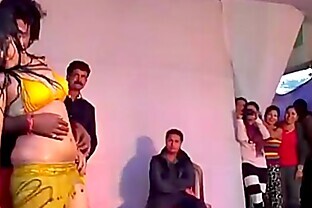 Hot Indian Girl Dancing on Stage poster