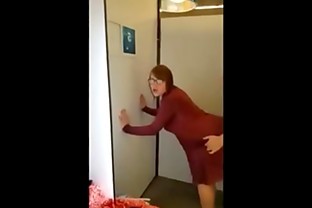 Persuaded my shy step sister to suck my dick and then fucked uh doggy style in dressing room