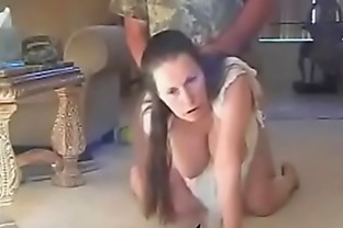 Mommy fucked by son on the floor poster