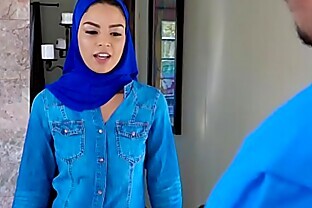ExxxtraSmall - Hot Muslim Chick Maya Bijou Gets Double Cumcockted 10 min poster