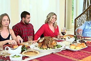 Moms Bang Teen - Naughty Family Thanksgiving poster