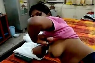 Indian desi maid f. to show her natural tits to home owner poster
