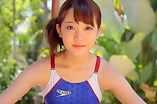Azusa Tsukahara High-leg swimsuit blue legs-fetish image video solo poster