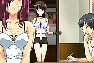 Step Sister Caught in Action! Hentai poster