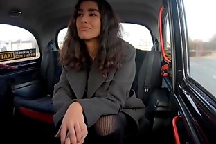 Fake Taxi Asian babe gets her tights ripped and pussy fucked by Italian cabbie poster