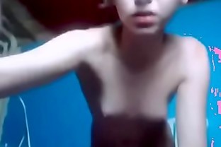 Beautiful teen stretching asshole in front of webcam - pt2 poster