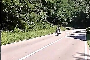 Outdoor bitch screwed by a biker