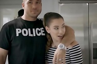 Corrupt pervert policeman banged brothers sexy fiancee