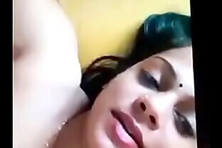 Big boobs Indian aunty seducing and self-made orgasm 2 min