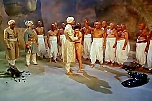 sexy indian dance before huge snake poster
