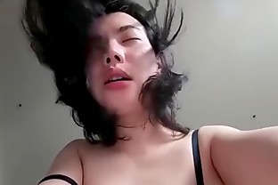 Young Vietnamese prostitute fucks for money in a hotel room poster