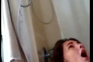 Hot brunette fucked on real hidden cam poster