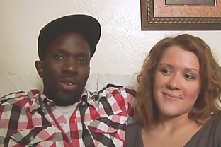 Interracial homemade couple shows their skills on camera poster