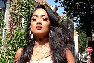 GERMAN SCOUT - BROWN DUTCH INKED INSTAGRAM MODEL BABE BIBI PICK UP TO ROUGH FUCK FOR CASH poster