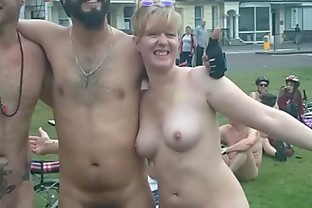 The Brighton 2015 Naked Bike Ride Part2 [Warning Contains Full Frontal Nudity}
