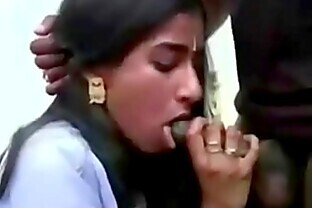 Indian Hot Babe blowjob poster
