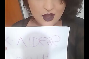 Vídeo de Verificação - Elektra Goth BBW