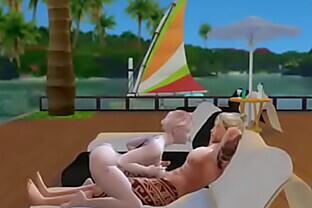 Ts4 o rolê na piscina