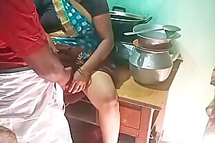 Indian desi wife When cooking have a sex hasband