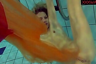 Very hot underwater show with Nastya