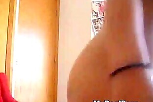 Girl undressing and masturbating
