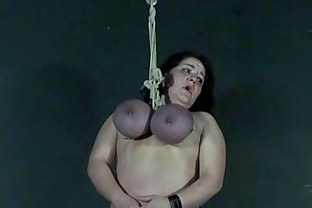Andreas tit hanging and extreme mature breast of hung and whipped slave poster
