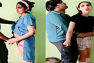 Young Indian Students Sex in Uniform Caught in Classroom