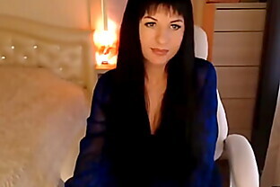 M'Lady aka Jessy in Blue Sexy Chair Tease 03-24-2020