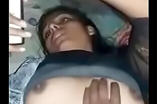 Indian college girl Sarita fucking with her bf for getting extra pleasure poster