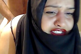 CRYING ANAL ! CHEATING HIJAB WIFE FUCKED IN THE ASS ! poster