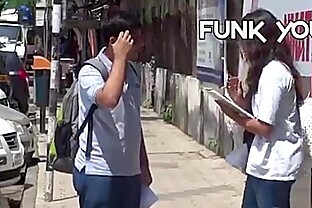 Girl Asking For Dick Size from Strangers! Funk You (Prank in India) poster