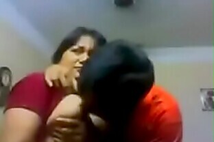 My aunty kissing me and boobs pressing 2 min