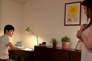 Japanese Stepmom Fucks Hard---