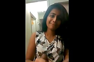 Desi babe shy to suck her bf cock in hotel room -