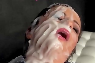 Slime covered facial babe poster