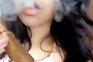 Instagram woman smoke (mulher fumando charuto) poster