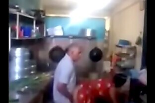 Srilankan chacha fucking his maid in kitchen quickly 2 min poster