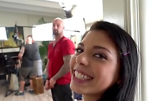 Behind the scenes of babe blow banging guys