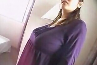 Pregnant asian with big fat tits poster