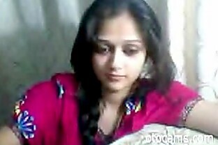 Indian teen masturbating on webcam -