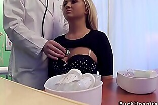 Fake doctor banging hot blonde patient 7 min poster